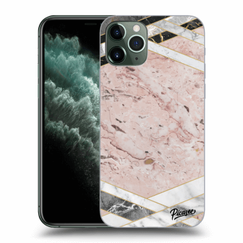 Hülle für Apple iPhone 11 Pro - Pink geometry