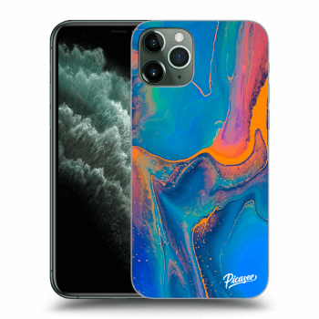 Picasee Apple iPhone 11 Pro Hülle - Transparentes Silikon - Rainbow
