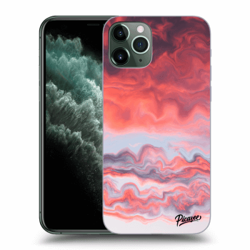 Picasee Apple iPhone 11 Pro Hülle - Transparentes Silikon - Sunset