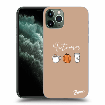 Picasee Apple iPhone 11 Pro Hülle - Transparentes Silikon - Autumn