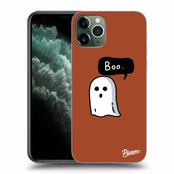 Picasee Apple iPhone 11 Pro Hülle - Transparentes Silikon - Boo