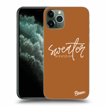 Picasee Apple iPhone 11 Pro Hülle - Transparentes Silikon - Sweater weather