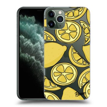 Picasee Apple iPhone 11 Pro Hülle - Transparentes Silikon - Lemon
