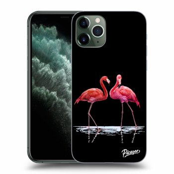Picasee ULTIMATE CASE MagSafe für Apple iPhone 11 Pro - Flamingos couple