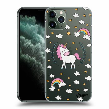 Picasee Apple iPhone 11 Pro Hülle - Transparentes Silikon - Unicorn star heaven