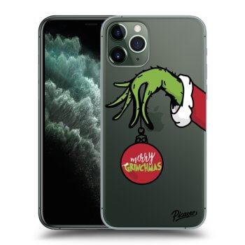 Picasee Apple iPhone 11 Pro Hülle - Transparentes Silikon - Grinch