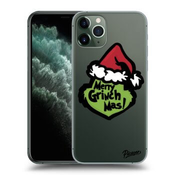 Picasee Apple iPhone 11 Pro Hülle - Transparentes Silikon - Grinch 2