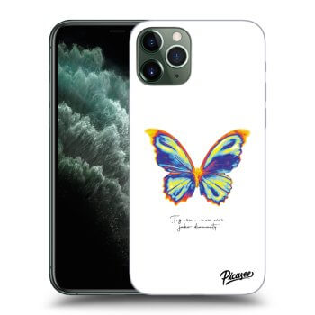 Picasee Apple iPhone 11 Pro Hülle - Transparentes Silikon - Diamanty White