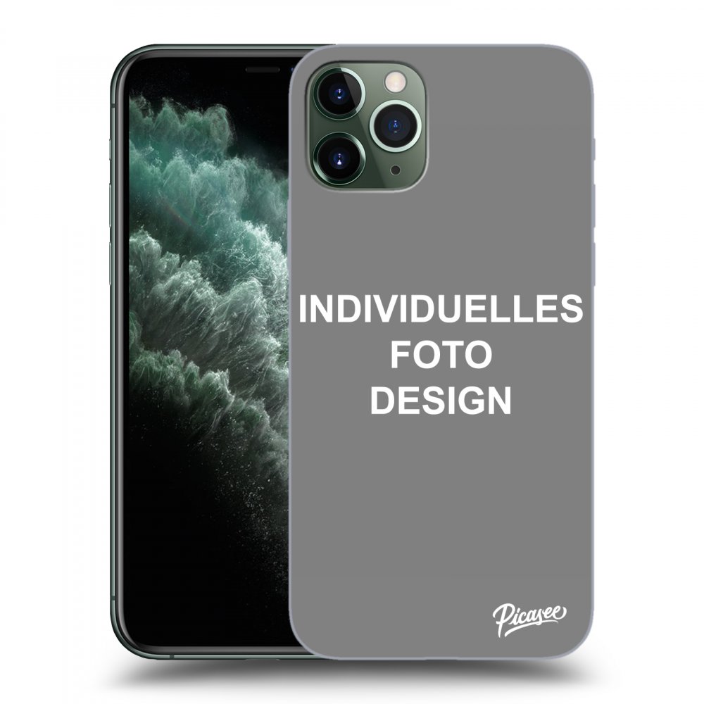 Picasee Apple iPhone 11 Pro Hülle - Transparentes Silikon - Individuelles Fotodesign