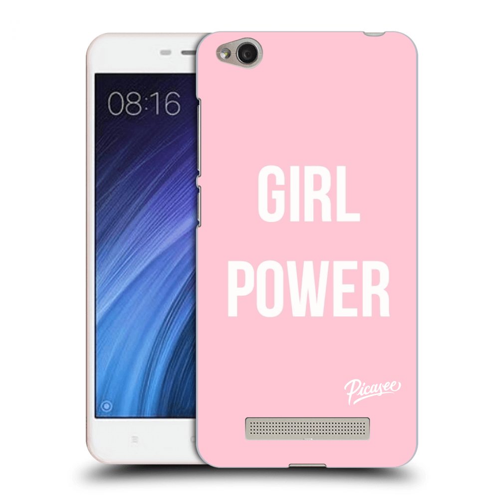 Picasee Xiaomi Redmi 4A Hülle - Transparentes Silikon - Girl power