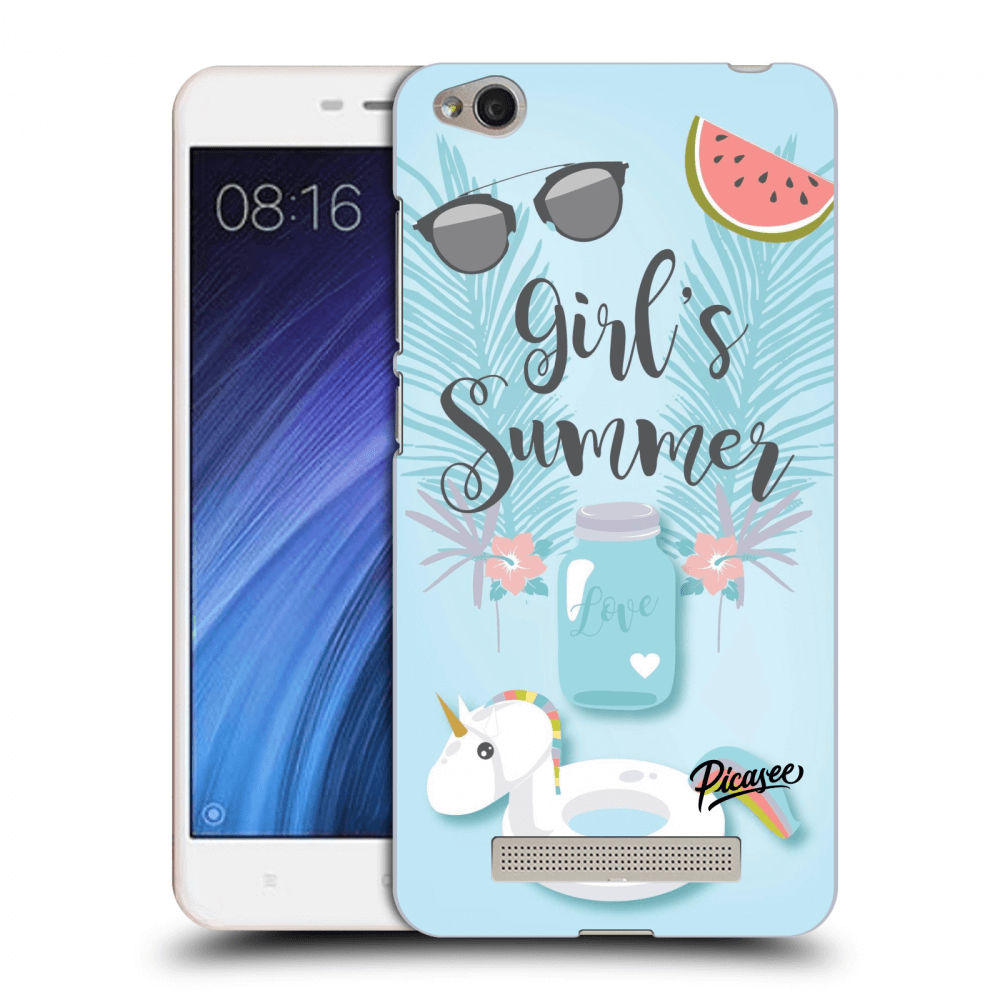 Picasee Xiaomi Redmi 4A Hülle - Transparentes Silikon - Girls Summer