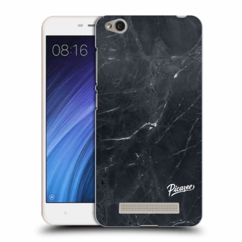 Picasee Xiaomi Redmi 4A Hülle - Transparentes Silikon - Black marble