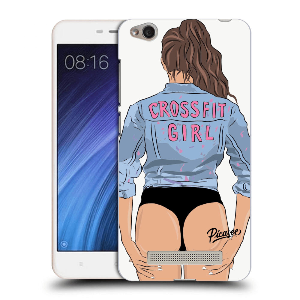 Picasee Xiaomi Redmi 4A Hülle - Transparentes Silikon - Crossfit girl - nickynellow