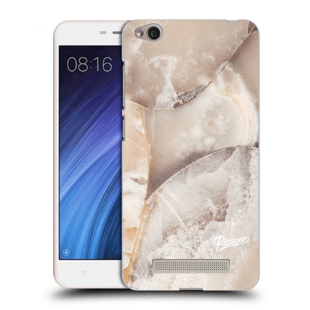 Picasee Xiaomi Redmi 4A Hülle - Transparentes Silikon - Cream marble