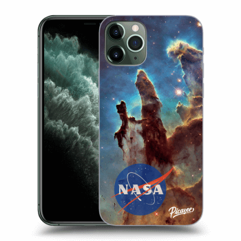 Picasee Apple iPhone 11 Pro Max Hülle - Transparentes Silikon - Eagle Nebula