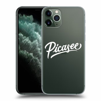 Picasee Apple iPhone 11 Pro Max Hülle - Transparentes Silikon - Picasee - White