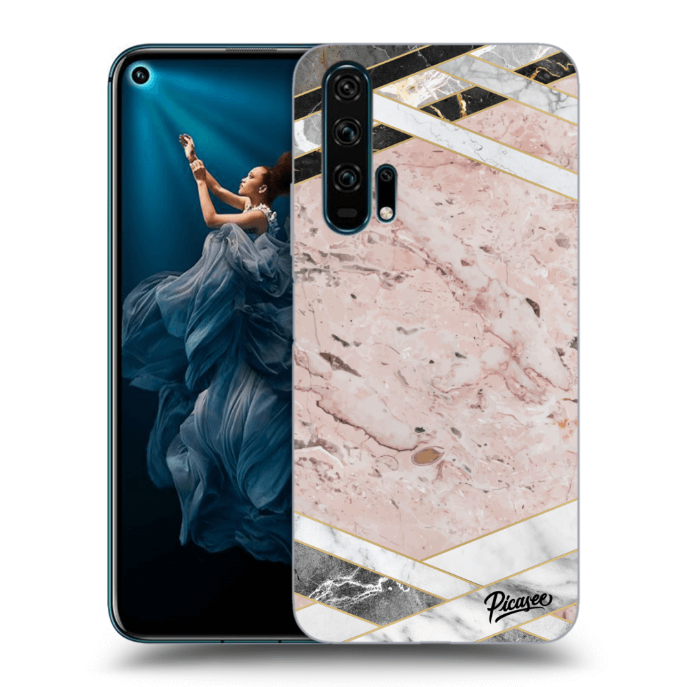 Picasee ULTIMATE CASE für Honor 20 Pro - Pink geometry