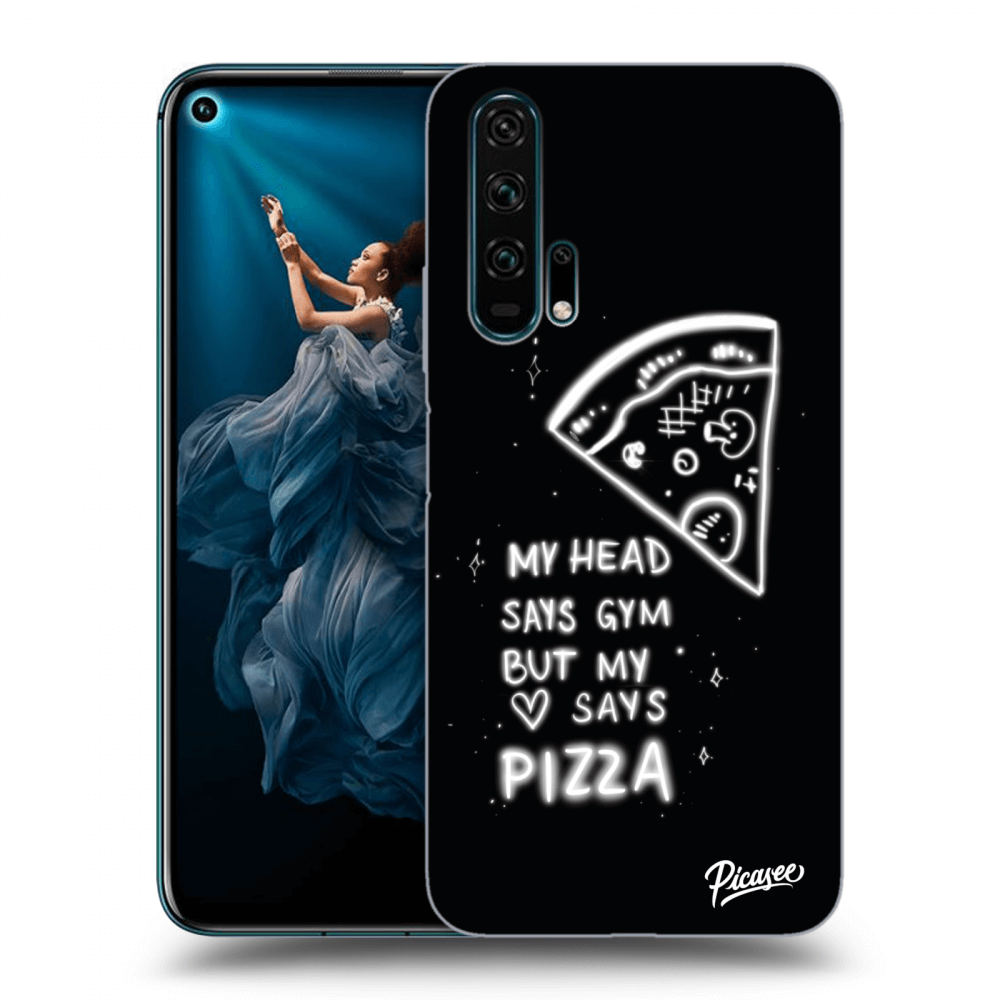 Picasee Honor 20 Pro Hülle - Transparentes Silikon - Pizza