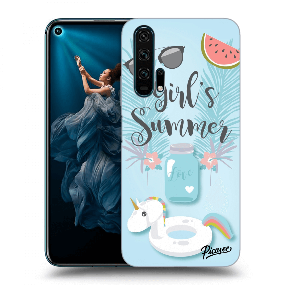 Picasee Honor 20 Pro Hülle - Transparentes Silikon - Girls Summer