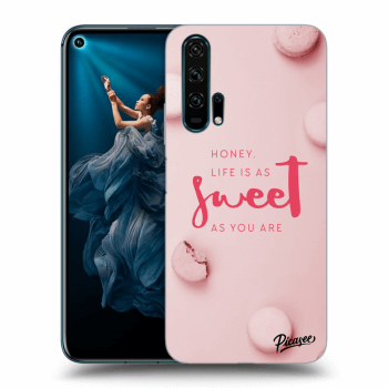 Picasee Honor 20 Pro Hülle - Transparentes Silikon - Life is as sweet as you are