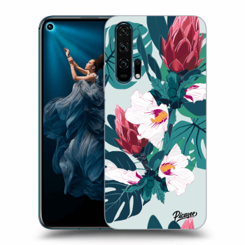 Picasee Honor 20 Pro Hülle - Transparentes Silikon - Rhododendron
