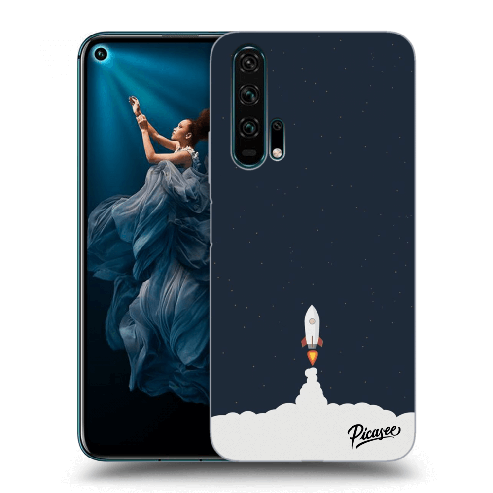 Picasee Honor 20 Pro Hülle - Schwarzes Silikon - Astronaut 2