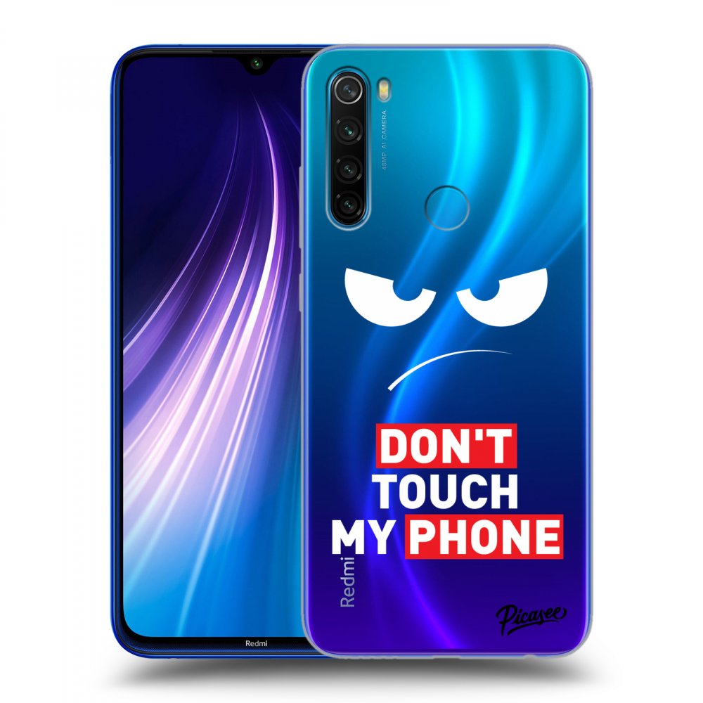 Picasee Xiaomi Redmi Note 8 Hülle - Transparentes Silikon - Angry Eyes - Transparent