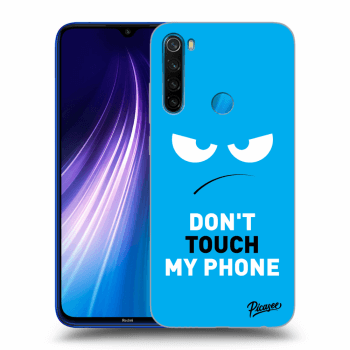 Hülle für Xiaomi Redmi Note 8 - Angry Eyes - Blue