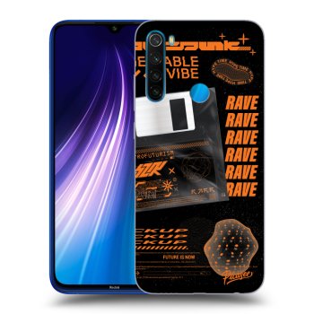 Picasee Xiaomi Redmi Note 8 Hülle - Transparentes Silikon - RAVE