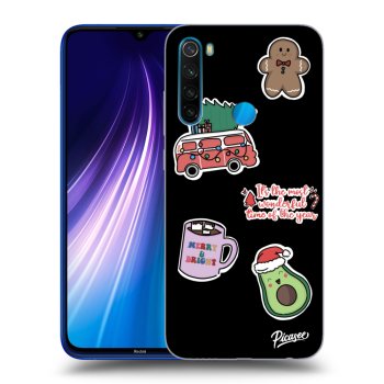 Hülle für Xiaomi Redmi Note 8 - Christmas Stickers