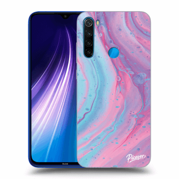 Hülle für Xiaomi Redmi Note 8 - Pink liquid