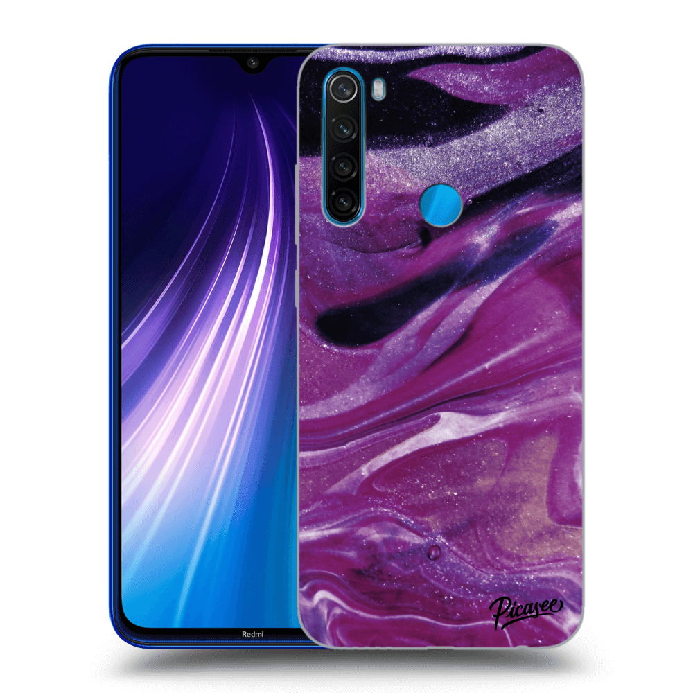 Picasee ULTIMATE CASE für Xiaomi Redmi Note 8 - Purple glitter