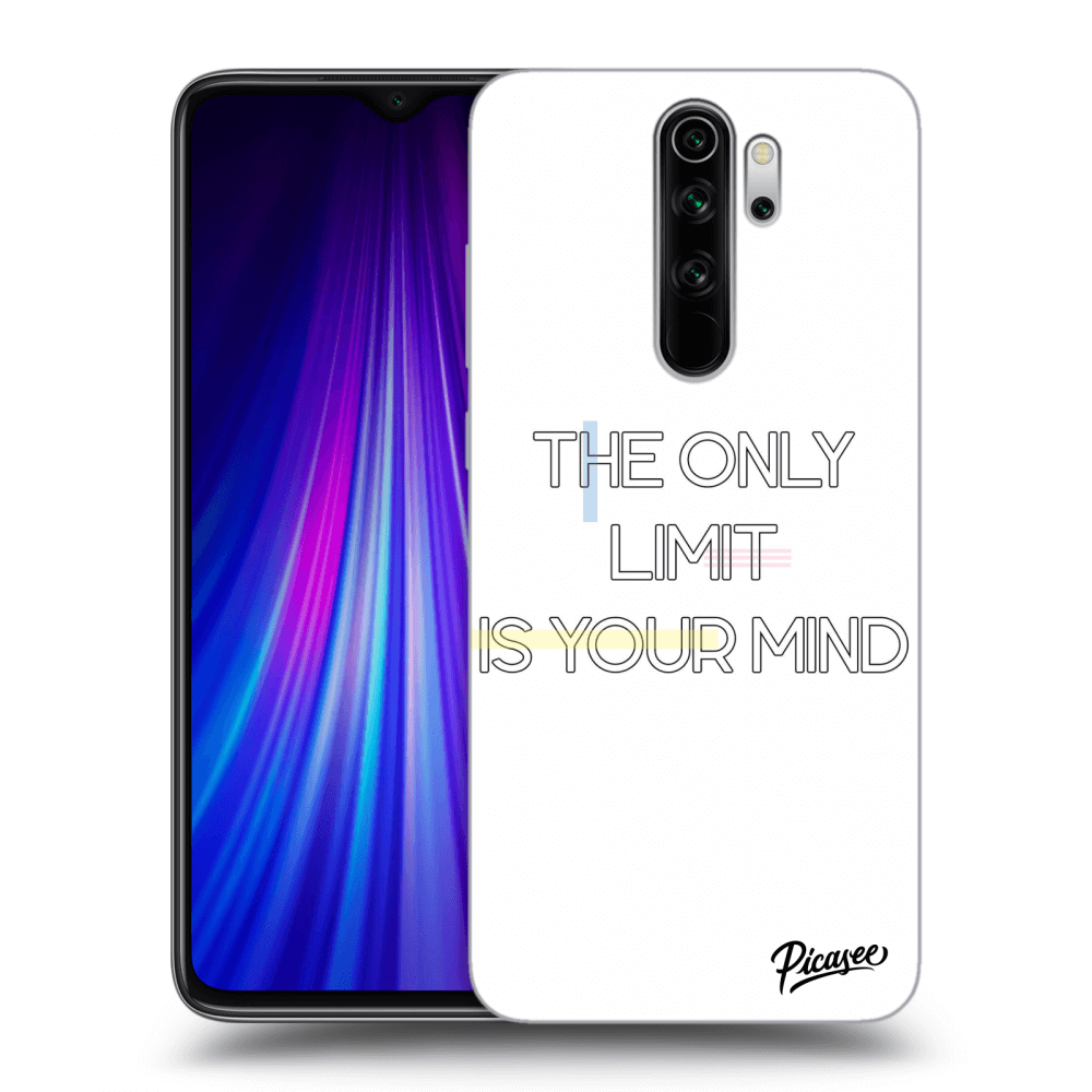 Picasee Xiaomi Redmi Note 8 Pro Hülle - Schwarzes Silikon - The only limit is your mind