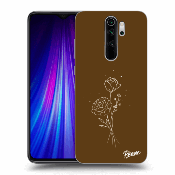 Picasee ULTIMATE CASE für Xiaomi Redmi Note 8 Pro - Brown flowers