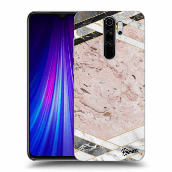 Hülle für Xiaomi Redmi Note 8 Pro - Pink geometry