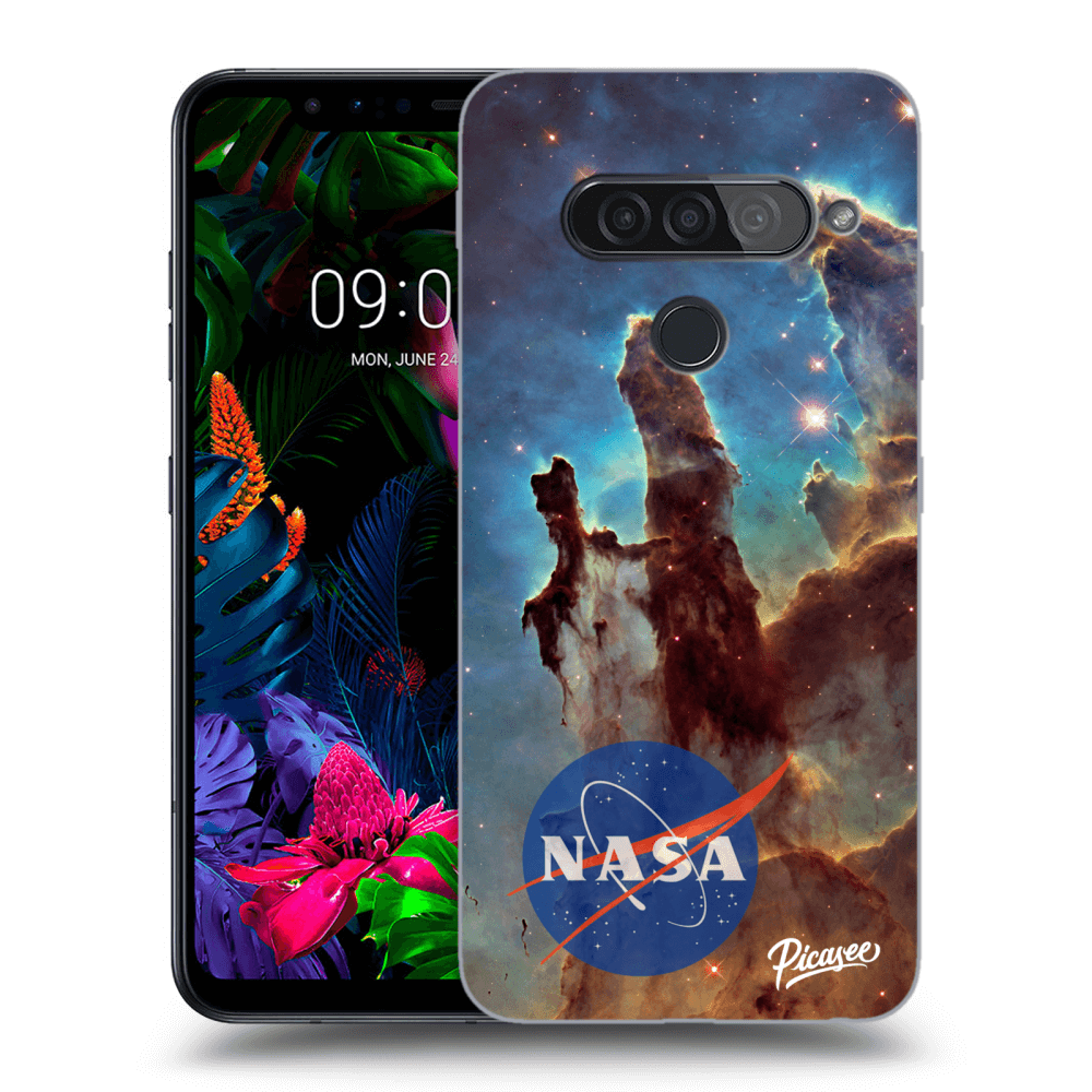 Picasee LG G8s ThinQ Hülle - Transparentes Silikon - Eagle Nebula