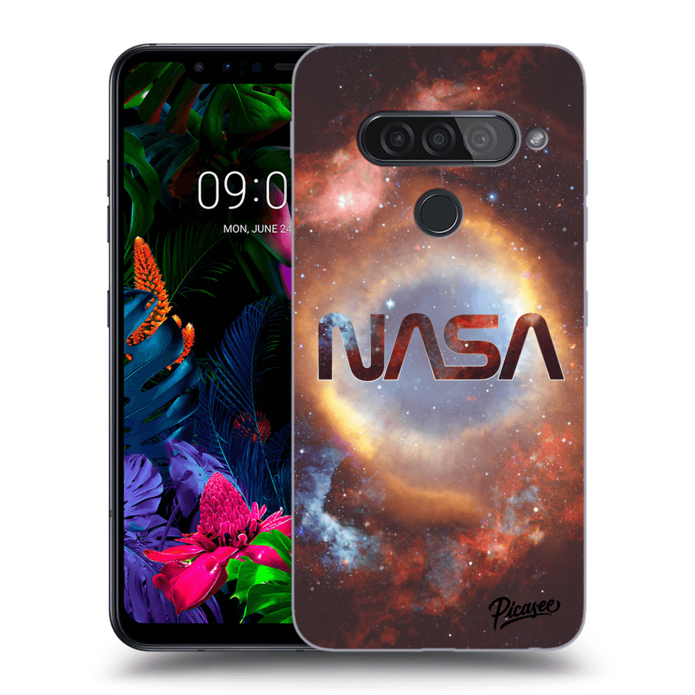 Picasee LG G8s ThinQ Hülle - Transparentes Silikon - Nebula