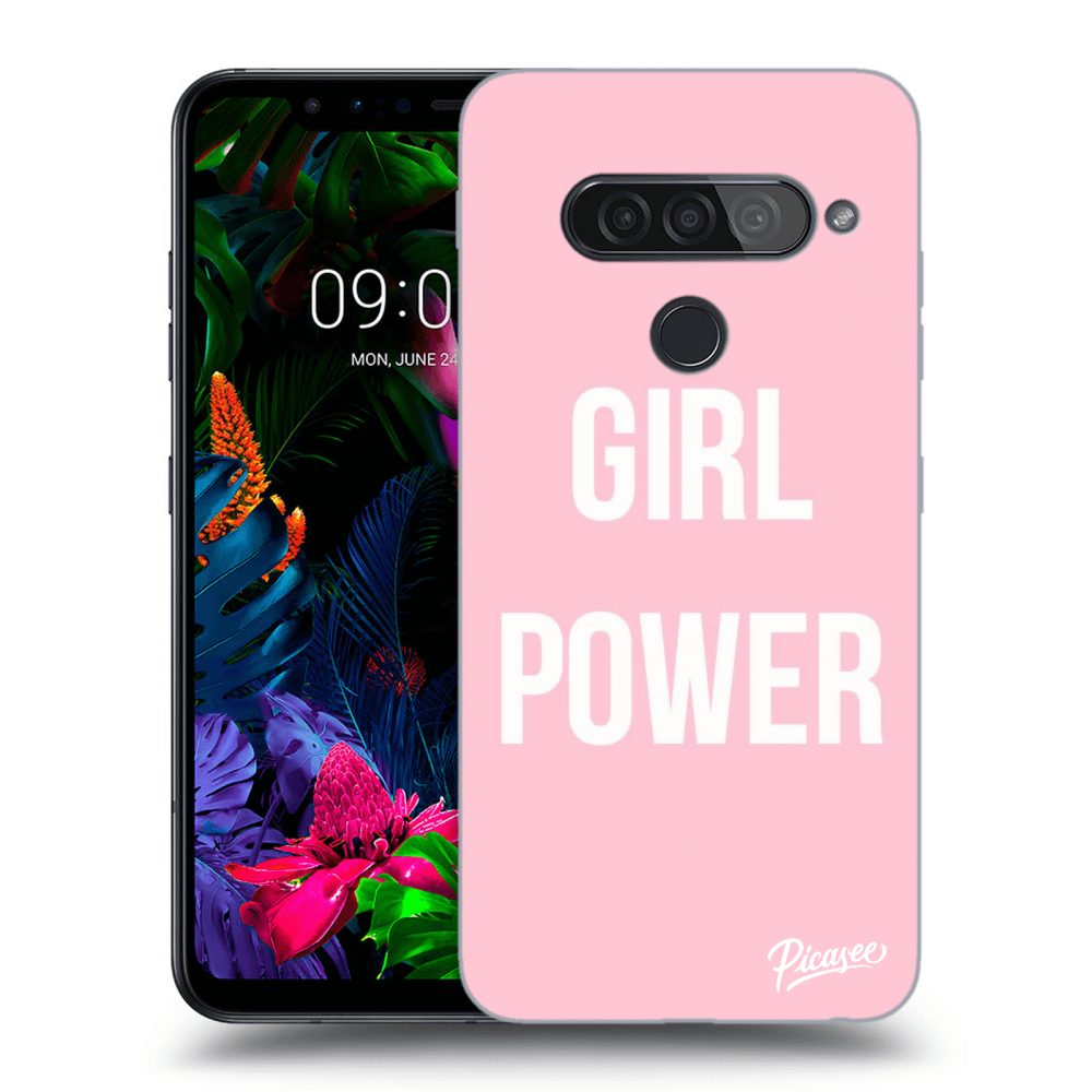 Picasee LG G8s ThinQ Hülle - Transparentes Silikon - Girl power