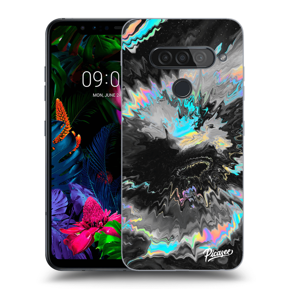 Picasee LG G8s ThinQ Hülle - Transparentes Silikon - Magnetic