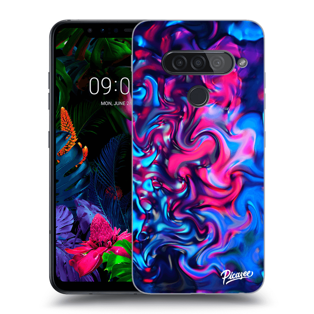 Picasee LG G8s ThinQ Hülle - Transparentes Silikon - Redlight