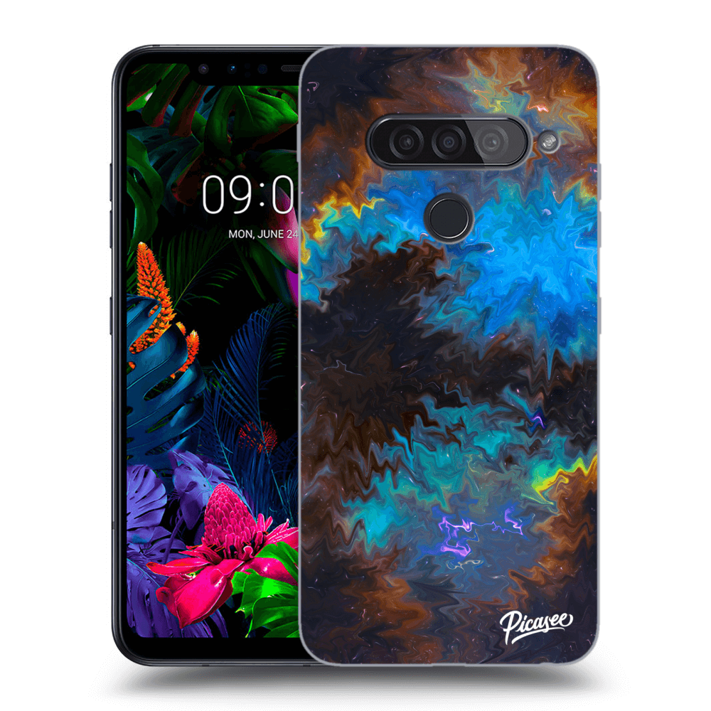 Picasee LG G8s ThinQ Hülle - Transparentes Silikon - Space