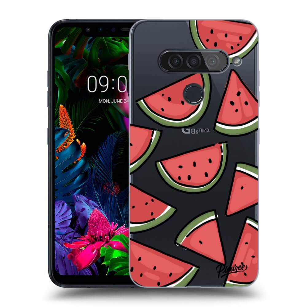 Picasee LG G8s ThinQ Hülle - Transparentes Silikon - Melone