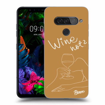 Picasee LG G8s ThinQ Hülle - Transparentes Silikon - Wine not