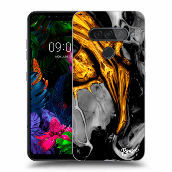 Hülle für LG G8s ThinQ - Black Gold