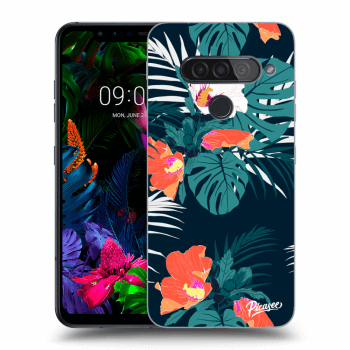 Picasee LG G8s ThinQ Hülle - Transparentes Silikon - Monstera Color