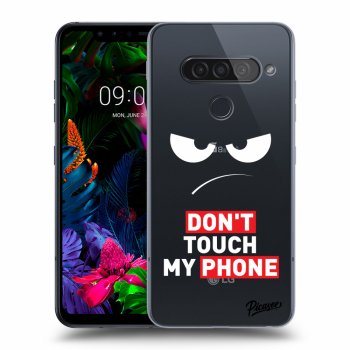 Hülle für LG G8s ThinQ - Angry Eyes - Transparent