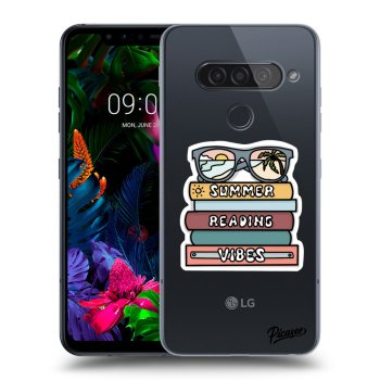 Picasee LG G8s ThinQ Hülle - Transparentes Silikon - Summer reading vibes