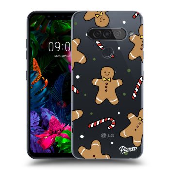 Picasee LG G8s ThinQ Hülle - Transparentes Silikon - Gingerbread