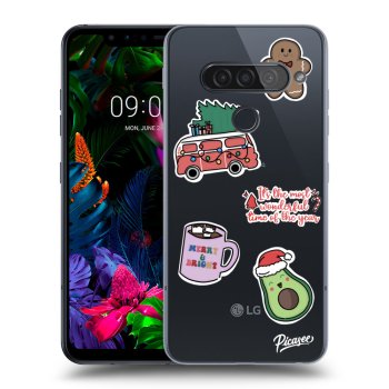 Hülle für LG G8s ThinQ - Christmas Stickers