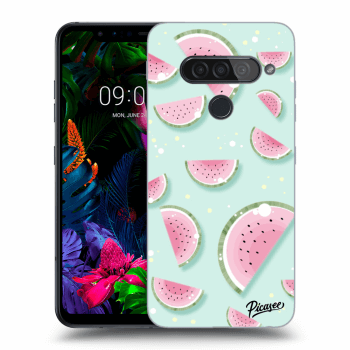 Picasee LG G8s ThinQ Hülle - Transparentes Silikon - Watermelon 2